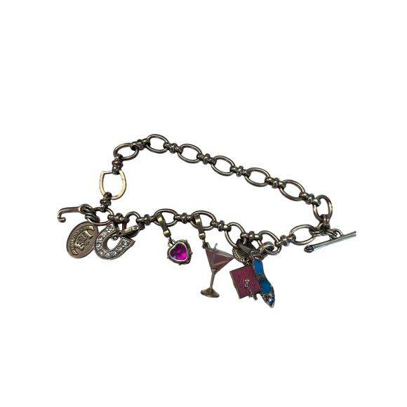 VERY RARE VINTAGE JUICY COUTURE CHARM BRACELET VHTF 2001 2000s Y2K - Picture 2 of 16